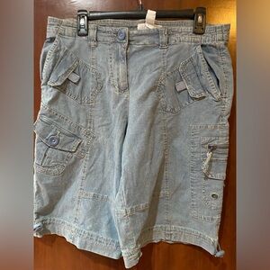 Style & Co. Denim Cargo Shorts